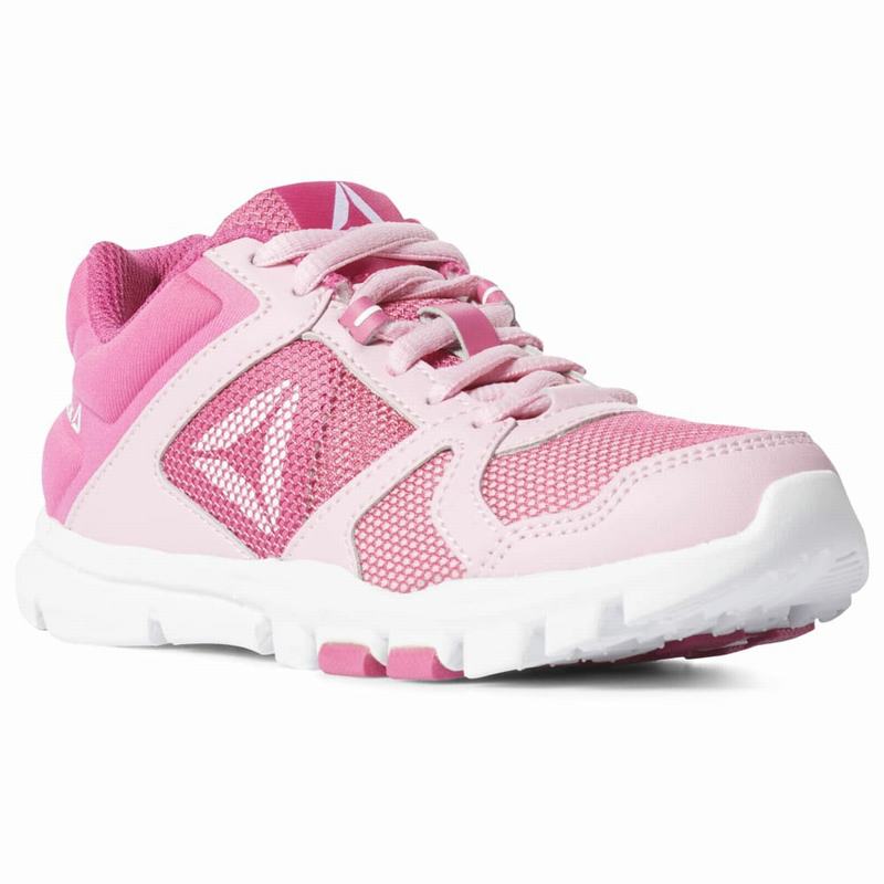 Adidasi Training Reebok Yourflex Train 10 Fete Roz Deschis/Albi Romania ZX5423UL